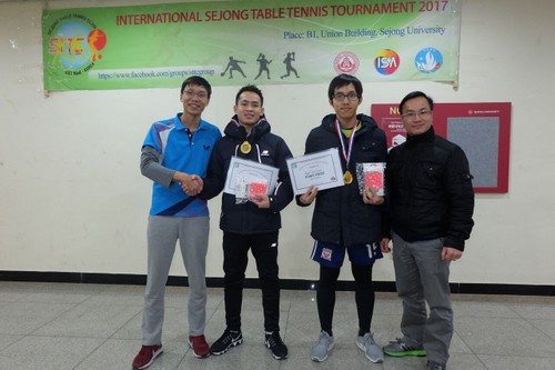 Sinh viên Việt Nam tại Hàn Quốc tổ chức giải bóng bàn quốc tế Sejong 2017 - ảnh 6